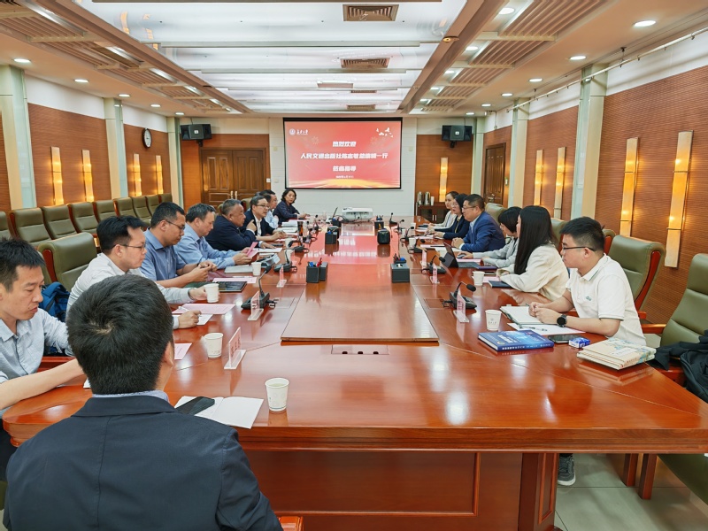 人民交通出版社来校调研座谈